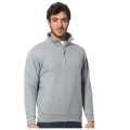 Solid color short zip "San zeno 2" sweatshirt