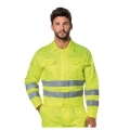 Veste jaune fusion haute visibilité