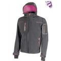 Veste de travail "Space" gris fuchsia