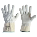 Gants fleur 1er choix avec manchon 9 cm en toile "2ce"