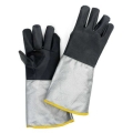 Gloves in para-aramide fabric with anti-heat silicon coating up to 350 ° c "S5tks"