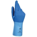 "Jersette" textile backing latex gloves