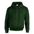 Sweat-shirt vert avec poche à capuche