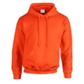 Sweat-shirt avec poche à capuche orange