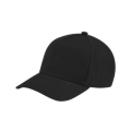 Black hat with brim, 100% cotton