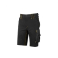 Pantaloni corti da lavoro U-Power Mercury U-4 stretch Black Carbon FU196BC