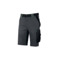 Pantaloni corti da lavoro U-Power Mercury U-4 stretch Asphalt Grey Green FU196RL