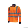 Рубашка-поло с эффектом оранжевого флуоресцентного цвета " shine "