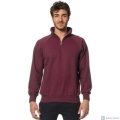 Sport burgundy short zip sweatshirt