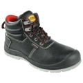 Scarpa alta pelle nera S3 metal free