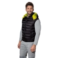 Gilet poliestere nero/giallo imbottito