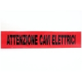 Warning tape for fences 200 m "beware of electrical cables"