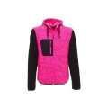 Arbeits-Sweatshirt " Rainbow " in schwarz fuchsia