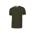 T-shirt da lavoro U Power Road slim-fit Dark Green EY138DG
