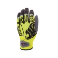 Рабочие перчатки повышенной видимости "нико" желтые флуоресцентные