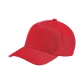 Hat with brim 100% red cotton