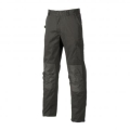 "Alfa" black carbon work trousers