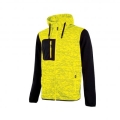 Work sweatshirt "Rainbow" yellow fluo