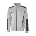 "Snug" work sweatshirt gray silver