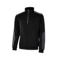 "Cushy" schwarzes carbon work sweatshirt