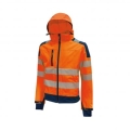 Work jacket "Miky" orange fluo