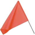 Bandera de señalización fluorescente con mango de aluminio
