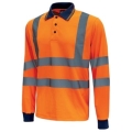 Polo da lavoro " haze " orange fluo